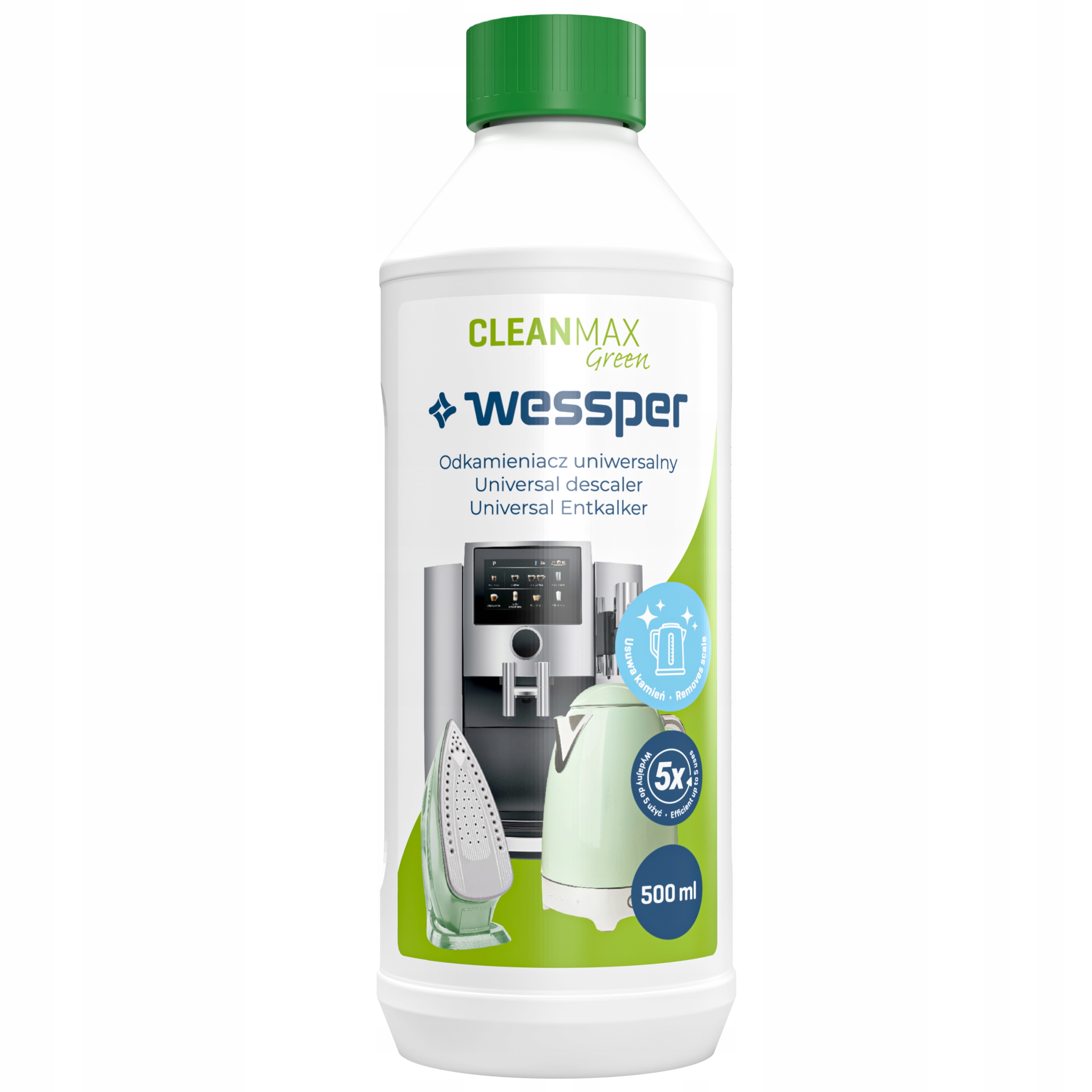 Wessper CleanMax Green odstraňovač vodného kameňa 0,5 l